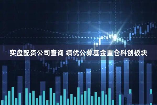 实盘配资公司查询 绩优公募基金重仓科创板块